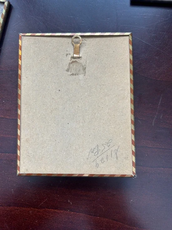 Vintage Silhouette Children Fishing & Play Wall Art - Black on Pastel Background - Picture 5 of 5